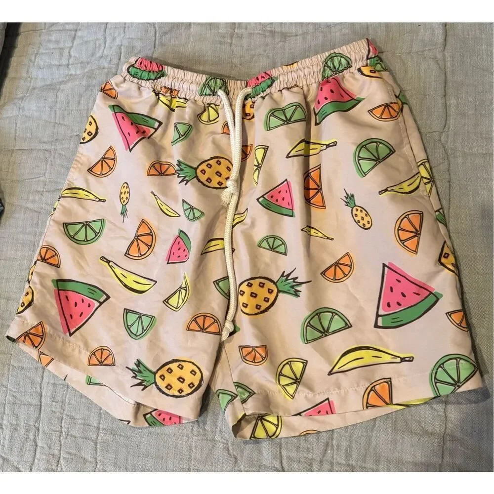 Antler & Woods Men’s Fruit Swim Trunks - HTF